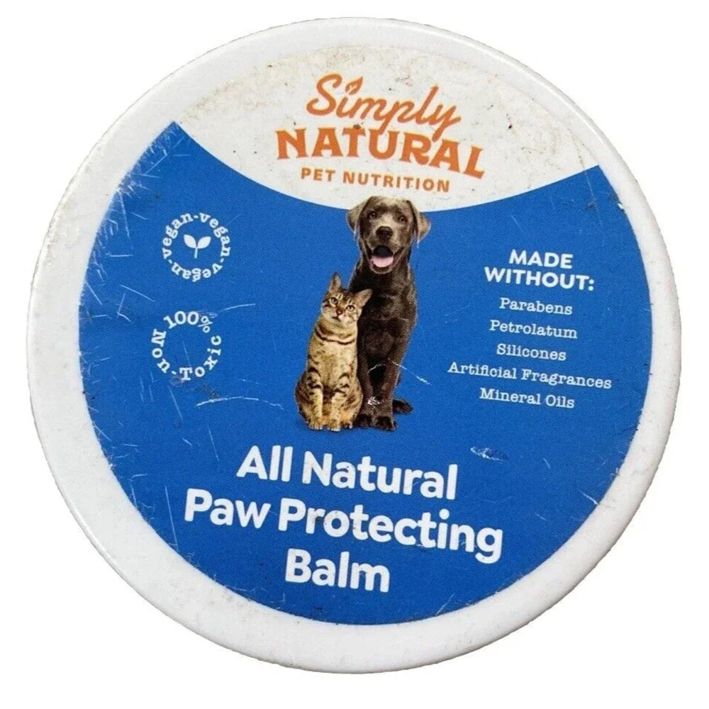 Simply Natural Pet Nutrition Paw Protecting Balm Moisturizing 1.8 Oz Vegan